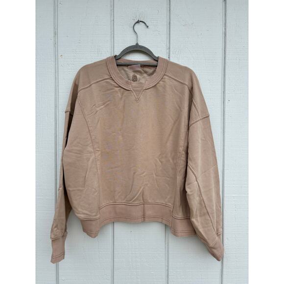 NWT FP Movement x Hatch Intercept Maternity Pullover Sweatshirt, Desert‎ Sand, M - Picture 2 of 5